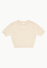 Back Cut-out Pullover Beige