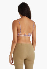 Ivanka Crinkey Top Orange