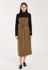 Button Midi Dress