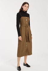 Button Midi Dress