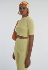 Highrise Knit Top Limoncello