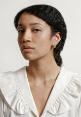 Small Nellie Earrings Green and Gold