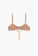 Ivanka Crinkey Top Orange