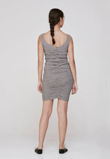 Metaphor Dress Black Gingham