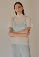San Bralette Top Light Blue