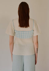 San Bralette Top Light Blue