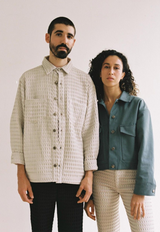 Aniela Parys Julian Waffle Jacket Natural - NOIS NEW YORK