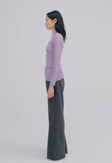 Unbalance Waist Trousers Charcoal