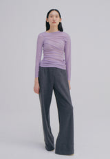 Unbalance Waist Trousers Charcoal