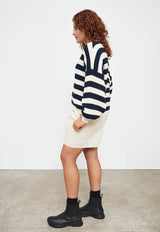 Bubble Jumper Indigo Stripe