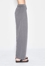 Pleated Grey Pants
