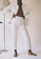 Kalypso Waffle Pants Ivory