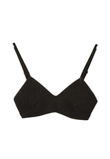 Knit Bralette Top Black