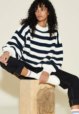 Bubble Jumper Indigo Stripe
