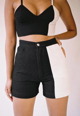 Atlas Waffle Shorts Two Tone