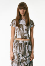 Planter Baby T-shirt Brown