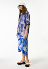 Planter Oversized Shirt Blue