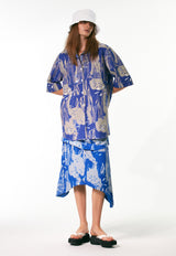 Planter Oversized Shirt Blue