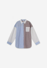 Stripe Shirt Multi Brown Blue