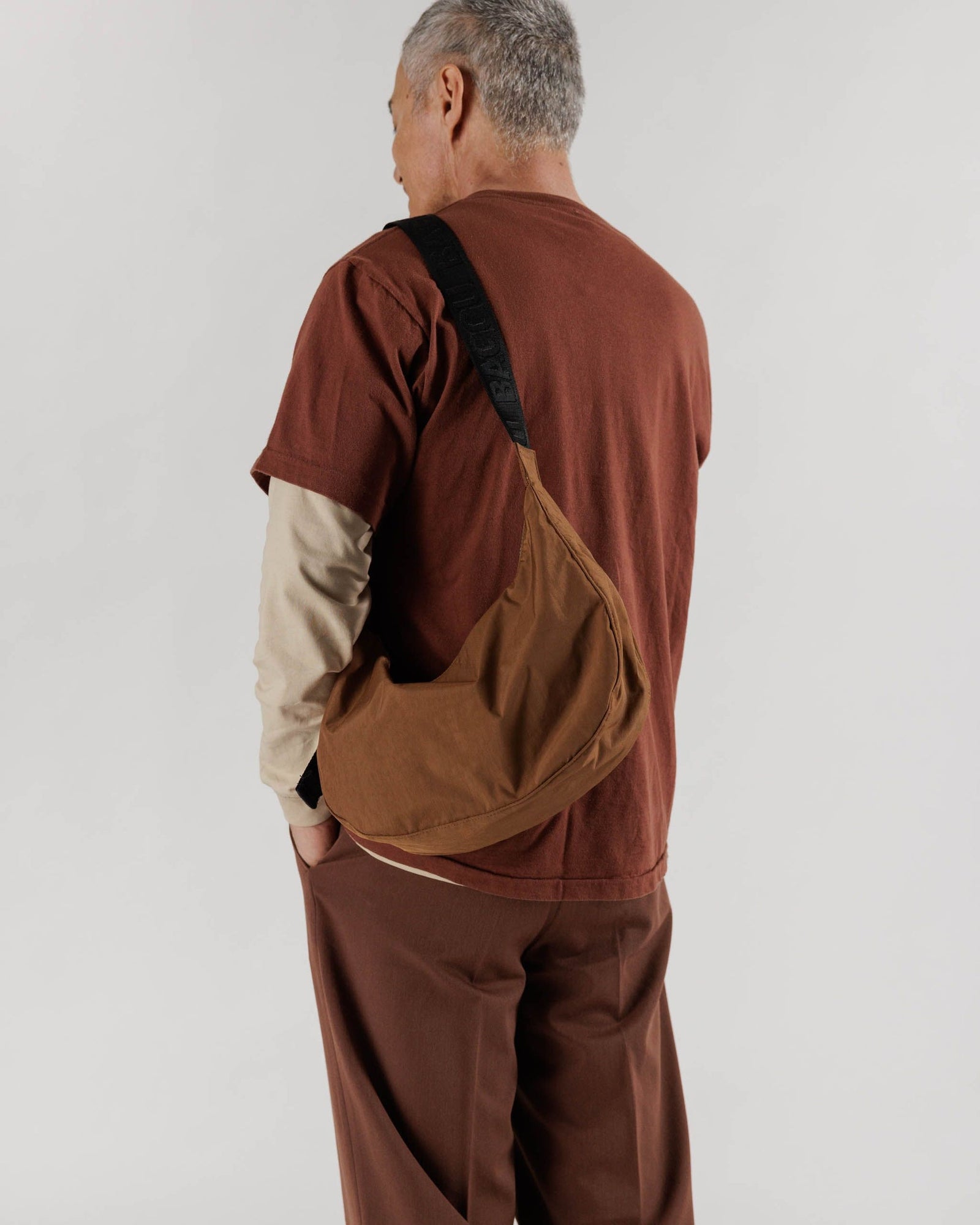 ◇NIEEH◇ CRESCENT BAG BROWN BAG - NIEEH