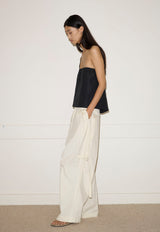 Tab Pants Off White