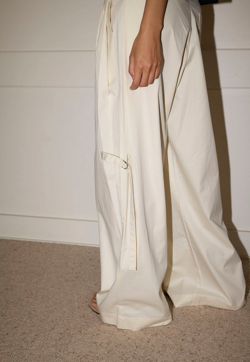 Tab Pants Off White