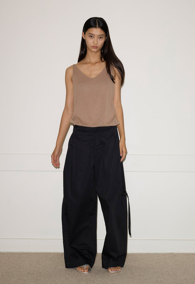 Tab Pants Black