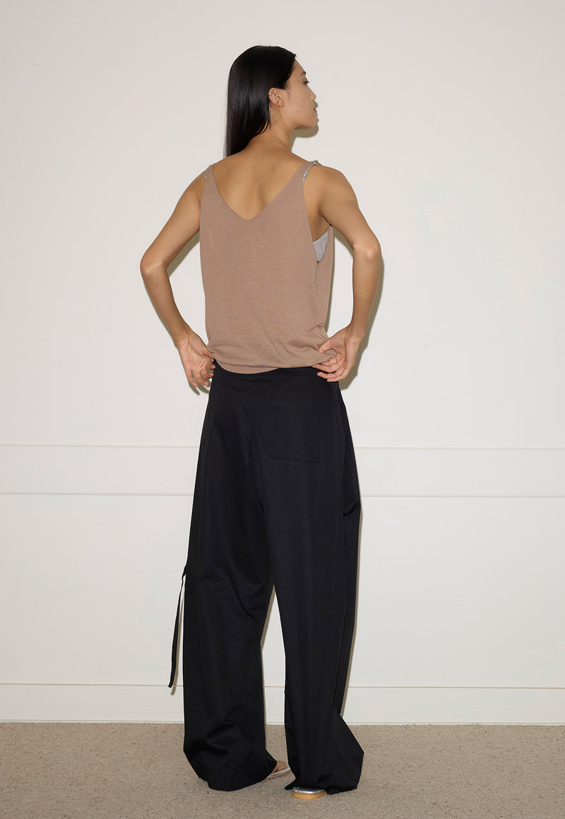 Tab Pants Black