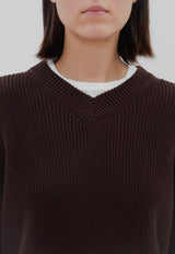 Hotel Sweater Long Sleeve Chocolate