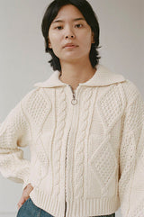 Donegal Cardigan Natural