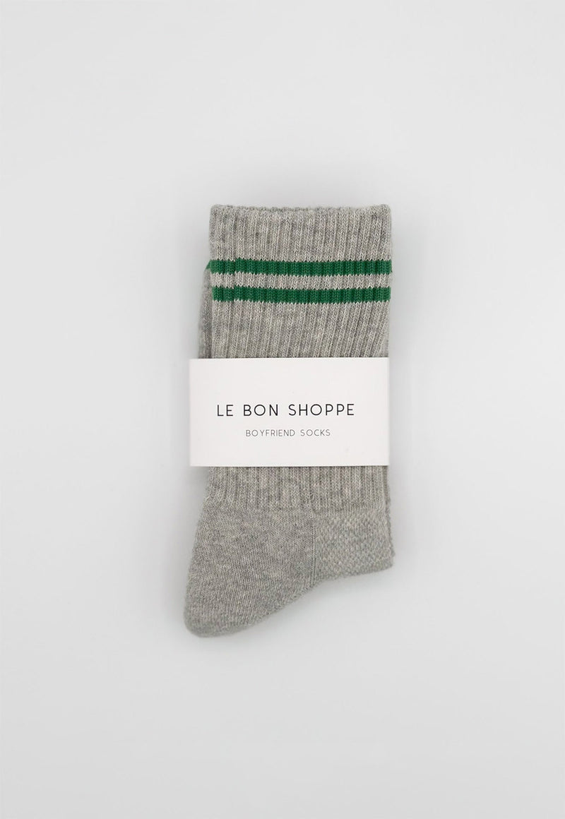 Boyfriend Socks Lt. Grey