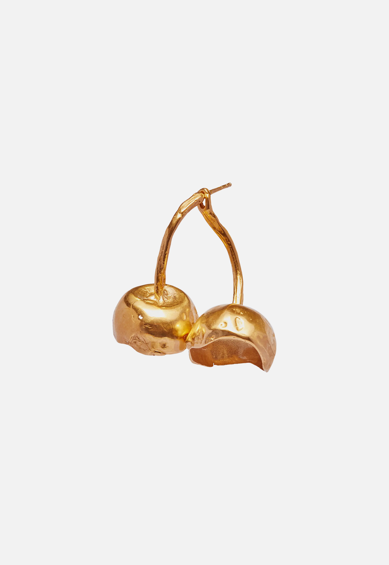 Cerezas Earrings Gold