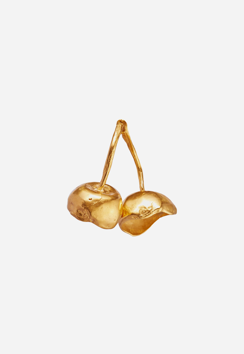 Cerezas Earrings Gold