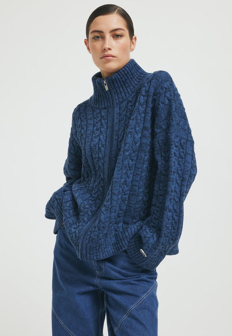 CassidyRS Knit Blue Melange