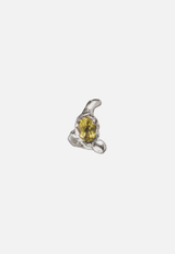 El Salto Earring Silver/Yellow