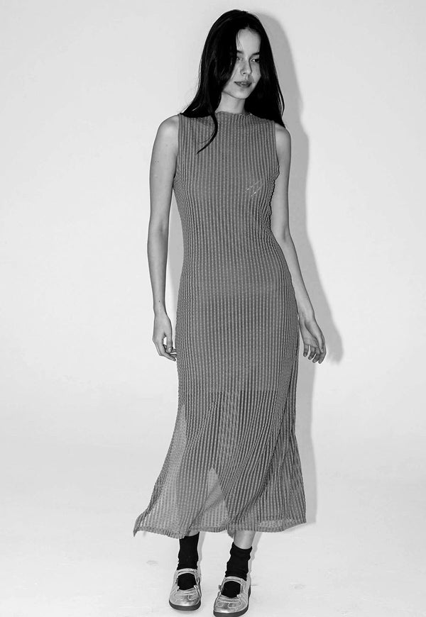Addison Seersucker Midi Dress