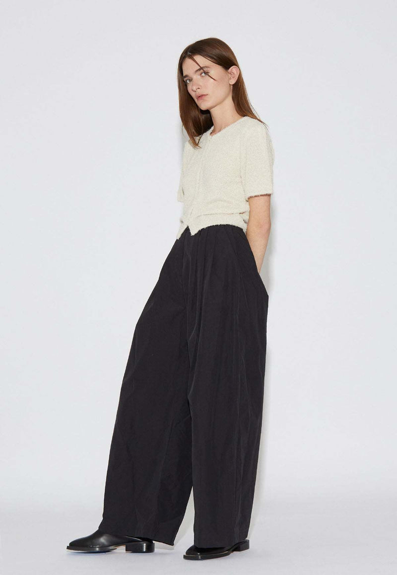 Amomento Fancy Balloon Cardigan Ecru