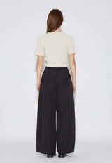 Amomento Fancy Balloon Cardigan Ecru