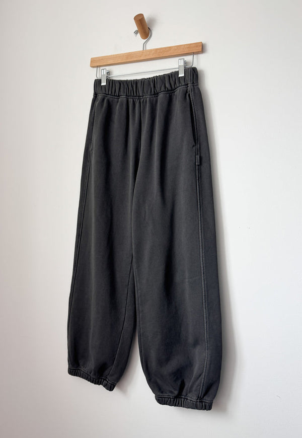 French Terry Balloon Pants Coal