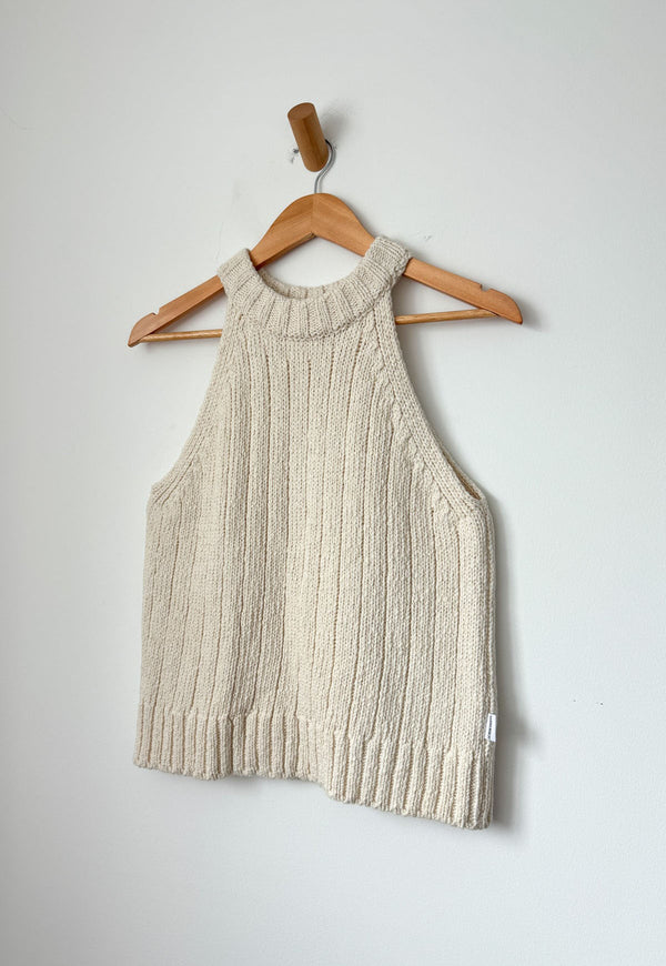 Claire Cotton Sweater Knit Naturel