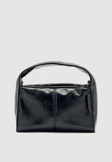 Luca Shoulder Mini Bag Black Glossy