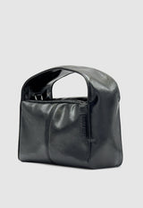 Luca Shoulder Mini Bag Black Glossy