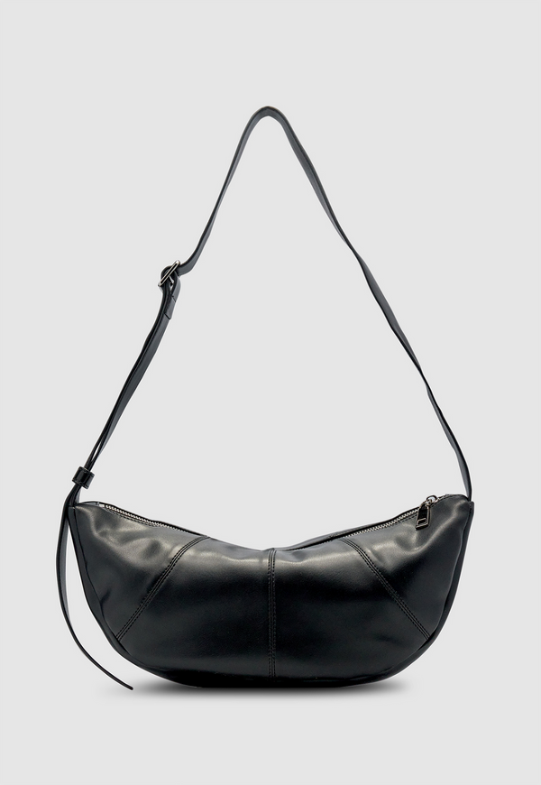 Mischa Crescent Bag Black