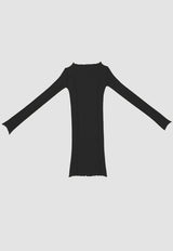 Omato Long Sleeve Dress Black