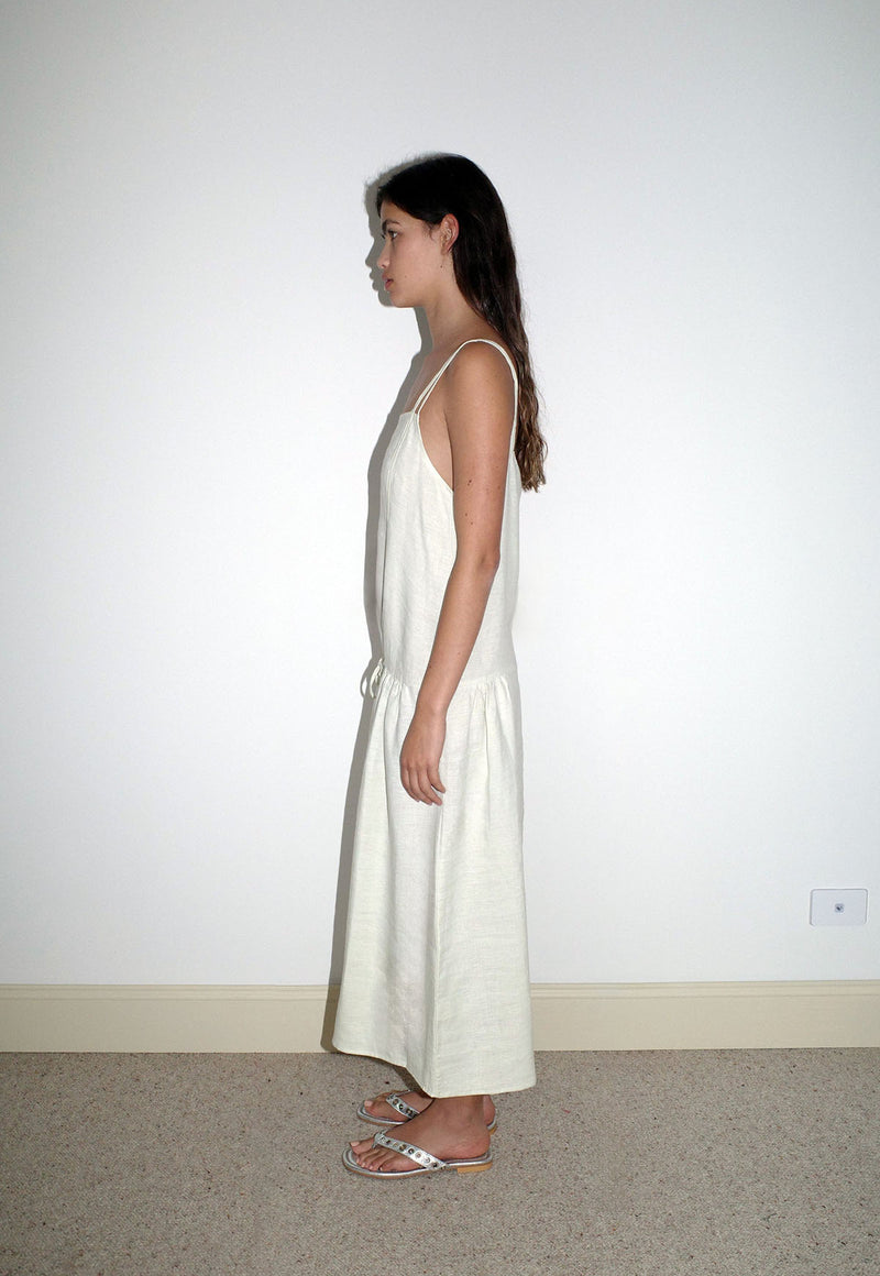 Linen Strap Dress Pastel Pistachio NOIS NEW YORK Linen Strap Dress Pastel Pistachio NOIS NEW YORK