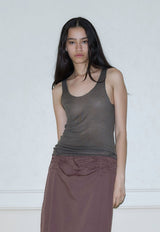 Knit Tank Stone