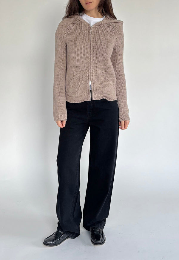 Bear Zip Up Light Brown