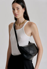 Mischa Crescent Bag Black