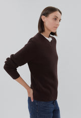 Hotel Sweater Long Sleeve Chocolate