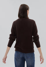 Hotel Sweater Long Sleeve Chocolate